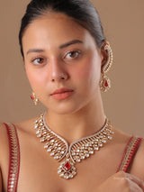 Naaz Polki Statement Necklace Set