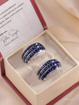 Luxe Ruby & Multicolor Stud Earrings