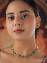 Devika Antique Meenakari Choker Set