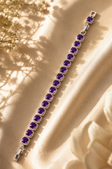 Emerald, Ruby & Sapphire Tennis Bracelets