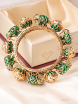 Royal Emerald Elephant Kada