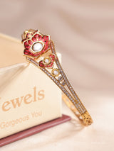Polki Floral Bracelet
