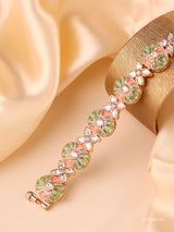 Polki Tennis Bracelet-18cm