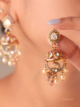 Pearl Drop Dome Jhumkas