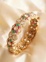 Naaz Polki Kundan Kada Bangles –Openable