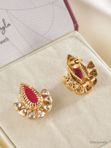 Elegant Moissanite Stud Earrings Screw Back