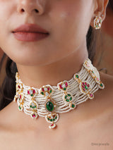 Saanjhana Ratna Pearl Choker