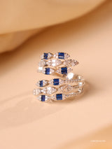 Twilight Spiral Ring -Free Size