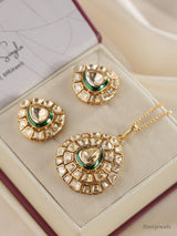 Moissanite Pendant Set