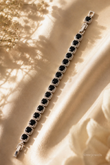 Emerald, Ruby & Sapphire Tennis Bracelets