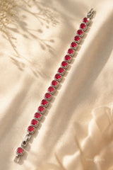 Emerald, Ruby & Sapphire Tennis Bracelets