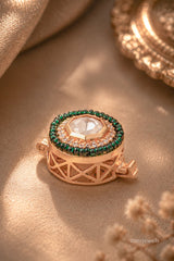 Royal Kundan Pearl Suit Buttons ( Set of 2)