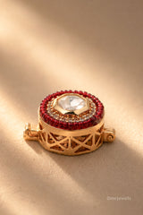 Royal Kundan Pearl Suit Buttons ( Set of 2)