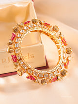 Moissanite Designer Peacock Kada