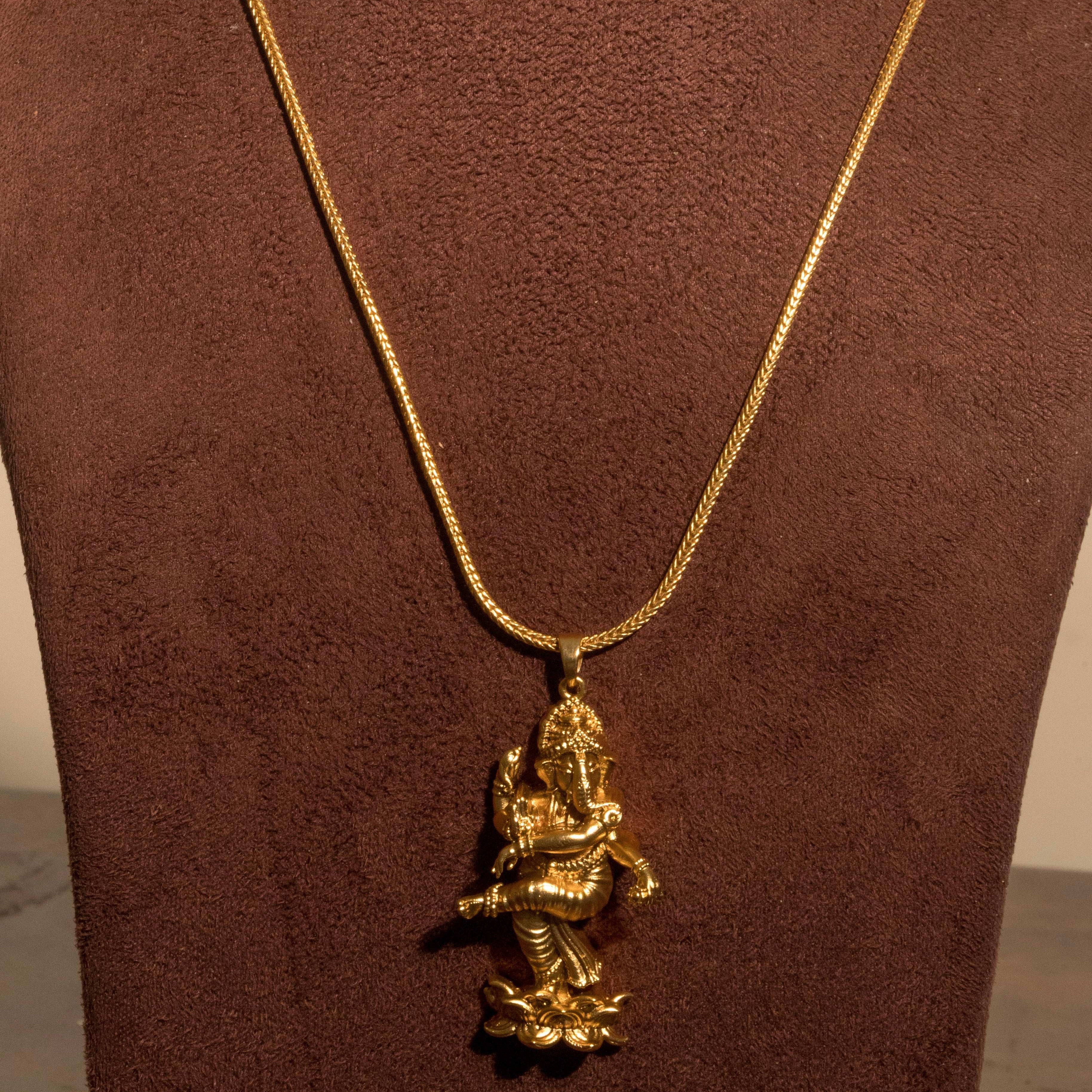 Divine Gold Pendants – Temple Jewellery