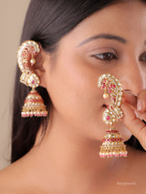 Rajkumari Polki Ear Cuff Jhumka