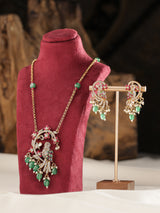 The Mayura Bird Pendant Set