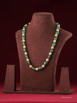 Elegant Green Pearl Necklace