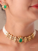 Heritage Pearl Polki Choker Set