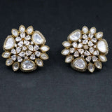 Victorian Bloom Stud Earrings( With back clip)