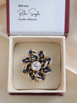 Statement Floral Cocktail Ring