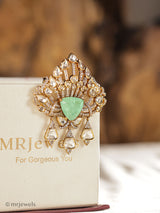 Noor Kundan Statement Brooch