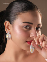 Aurora Diamond Prism Pavé Studs
