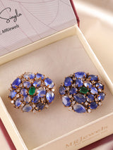Zarina Stone Cluster Studs