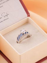 Seraphine Curve Solitaire Ring
