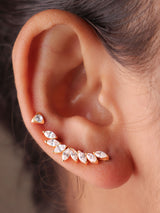 Serena Marquise Ear Climber