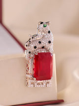 Zyron Panther Statement Brooch