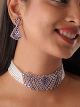 Contemporary Aura Choker Set