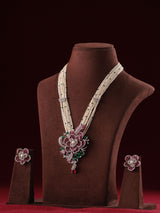 Floral Pearl Necklace Set
