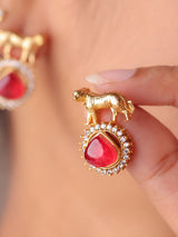 Panther Teardrop Earrings