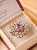 Gulzar Kundan Statement Ring
