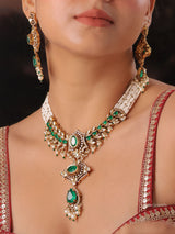Rajwada Polki Bridal Statement Choker Set