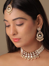 Zaraani Polki Pearl Choker