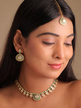 Aaranya Classic Kundan Choker Set