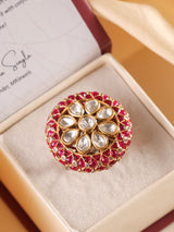 Navraina Heirloom Polki Cocktail Ring