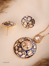 Meenakari Pendant Set