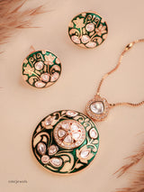 Meenakari Pendant Set