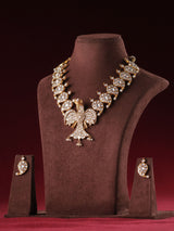 Peacock Moissanite Necklace Set