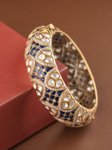 Royal Meenakari Kundan Kada Bangle Openable
