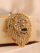 Lion Brooch