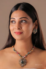Elara Multicolour Pendant Set