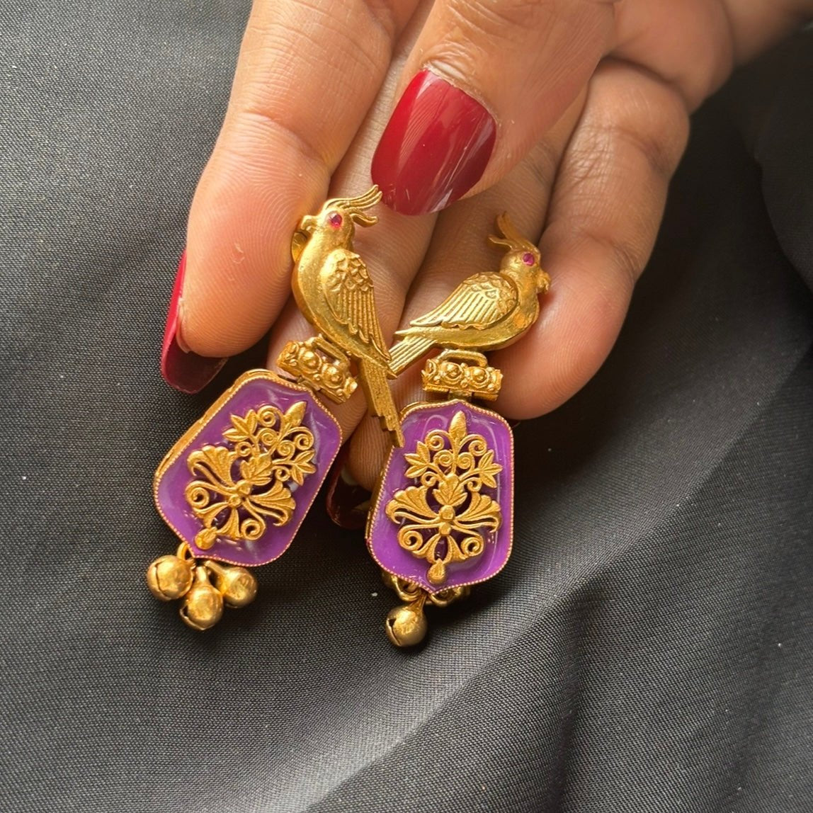 Aaliya Handcrafted Earrings - MR Jewels