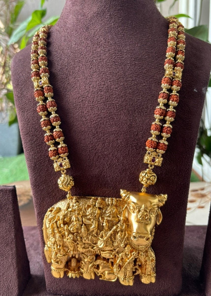 Kamdhenu DivineTemple Jewelry Necklace - MR Jewels