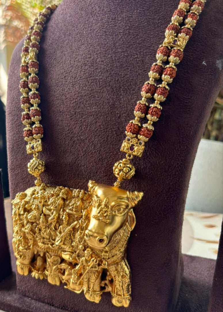 Kamdhenu DivineTemple Jewelry Necklace - MR Jewels