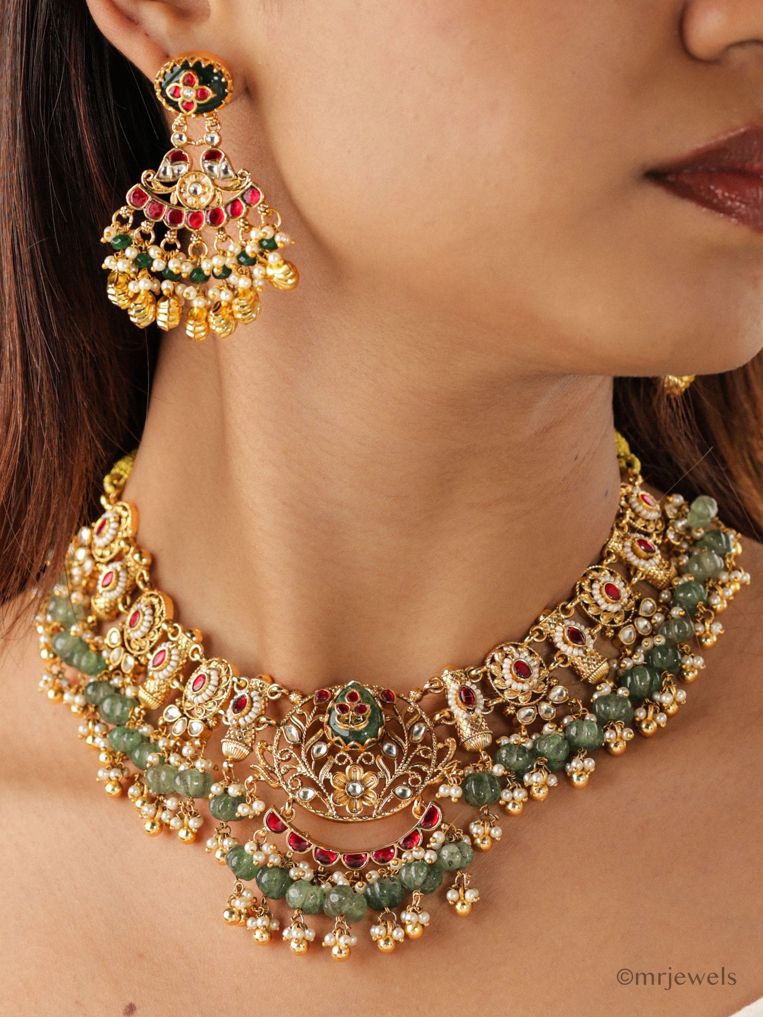 Jadau necklaces