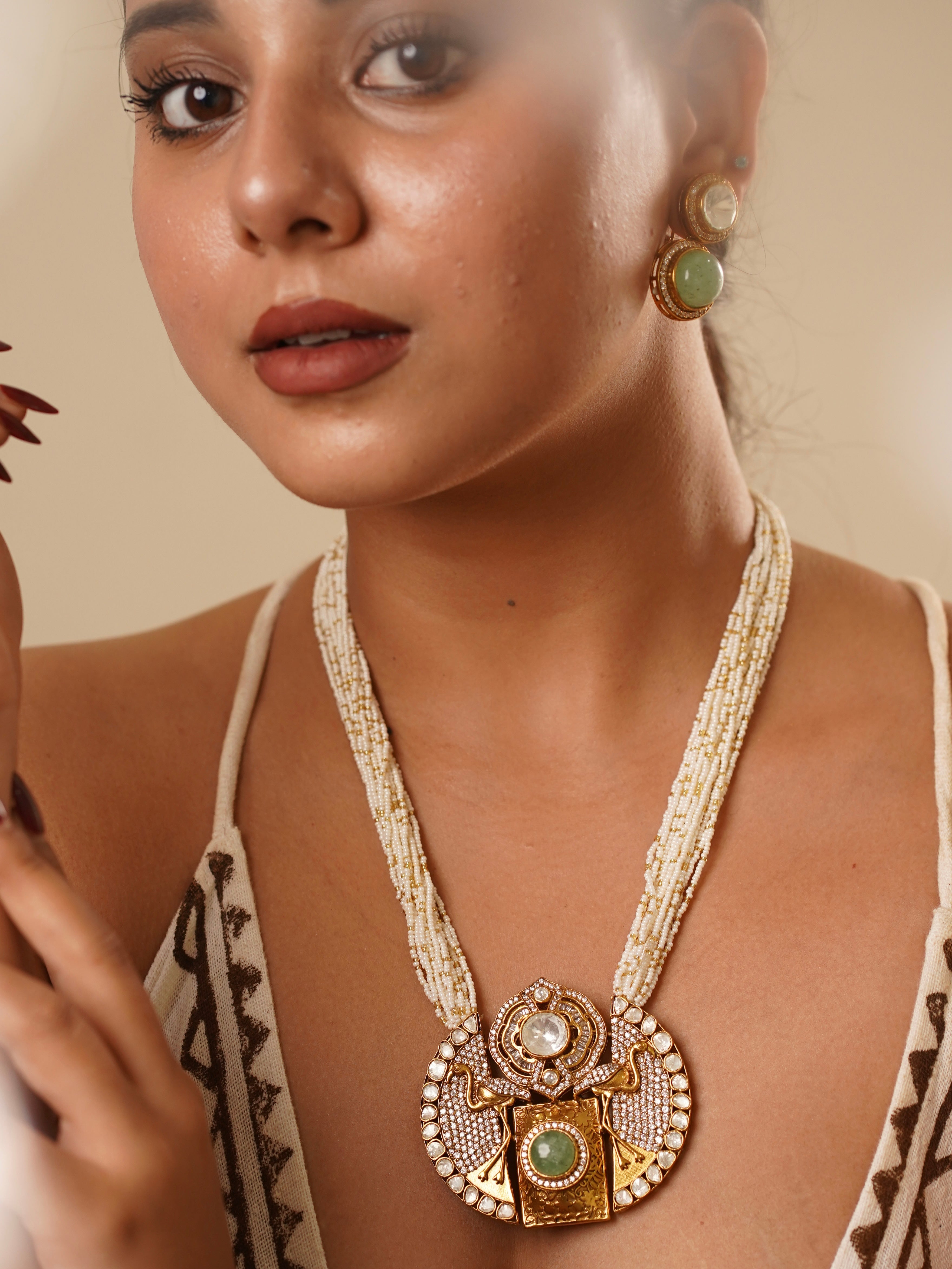 Pearl Necklace Set - MR Jewels